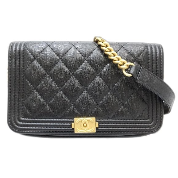 CHANEL Authentic Black Caviar Leather Wallet - Picture 10 of 10